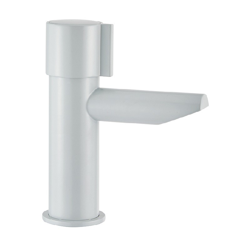 MINIMAL series self-closing push-button, mixer for basin