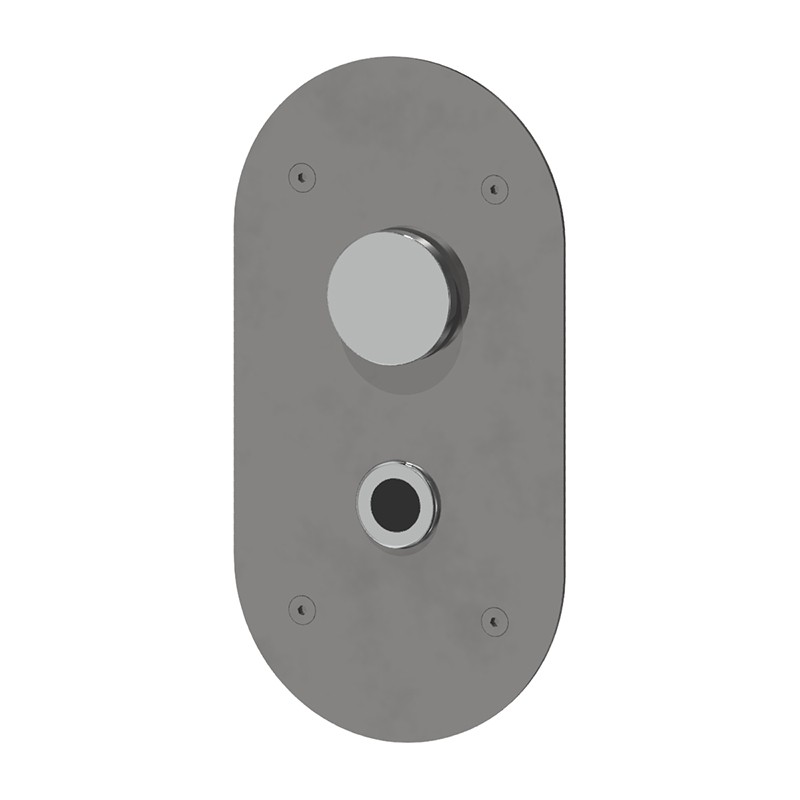 Elektronischer WC-Spüler,Serie 700, Unterputz, mit Infrarotsensor und manuellem Druckknopf, mit Netzanschluss 230V