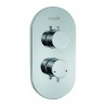 Mitigeur thermostatique temporisé pour douche encastré série 700 avec déviateur