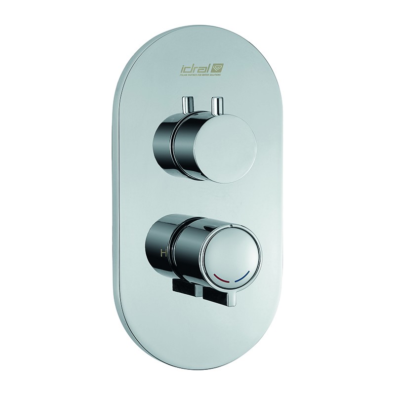 Miscelatore Temporizzato Doccia Serie 700 Idral - Ottone Cromato