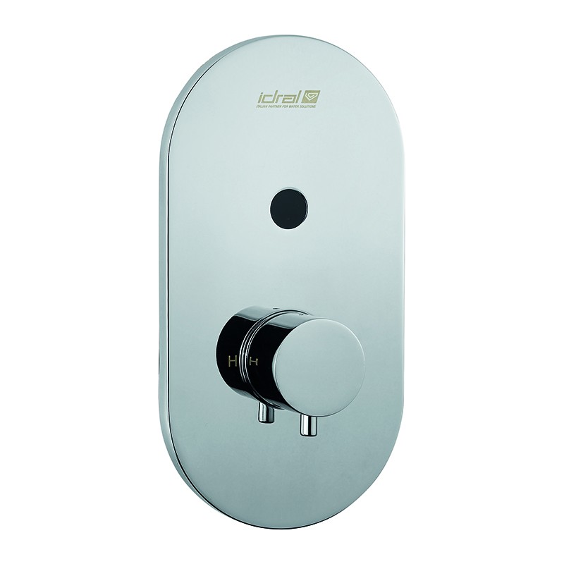 700 series concealed wall mounted electronic shower mixer with infrared sensor battery operated