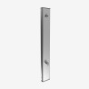 Panel ducha de pared en acero inox colección 900 con mezclador termostático progresivo