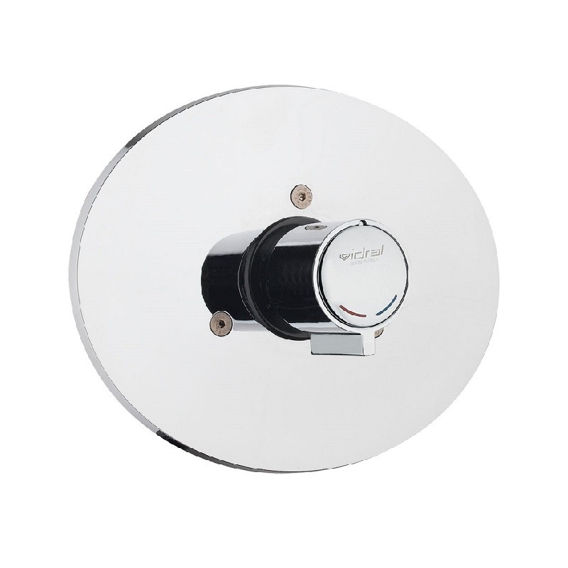 Mitigeur temporisé douche série MINIMAL encastré avec poussoir