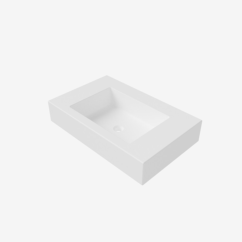 Bathroom top with integrated washbasin HLICX-04000 Idral matt white Bathroom top with integrated washbasin HLICX-04000 Idral matt white