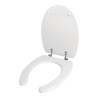 EASY series white seat with front opening - Idral