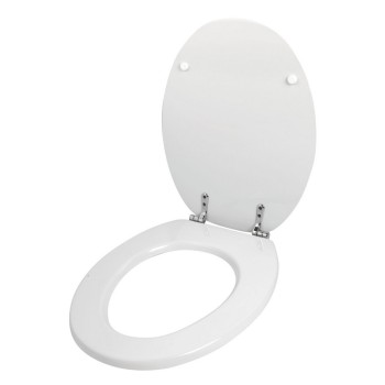 White seat. For EASY WCs without front opening