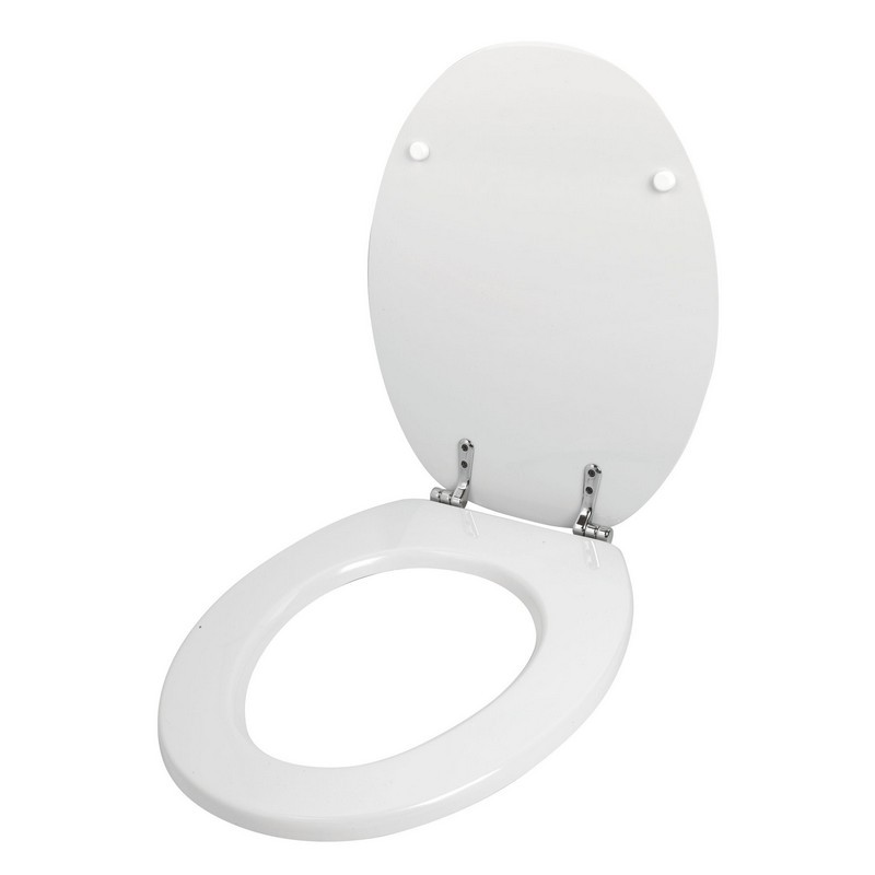 White seat. For EASY WCs without front opening White seat. For EASY WCs without front opening