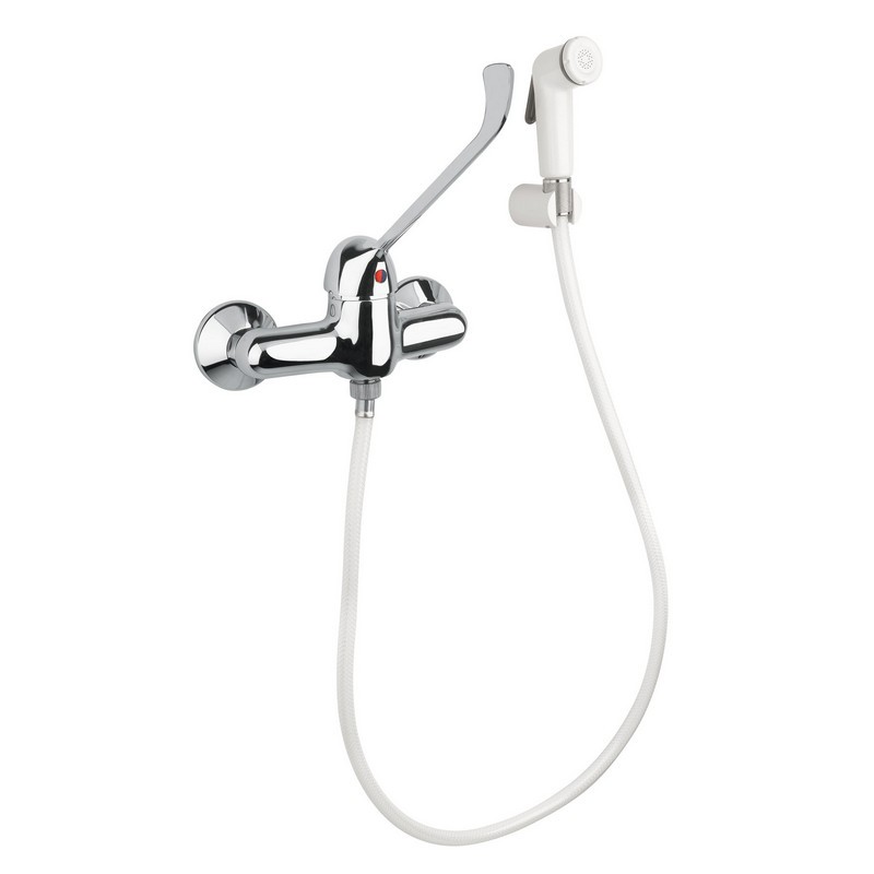 EASY wall-mounted mixer tap with hand shower Idral 02404 EASY wall-mounted mixer tap with hand shower Idral 02404