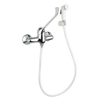 EASY wall mixer with hygienic hand shower - Idral