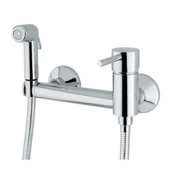 EASY wall-mounted single-lever mixer with hand shower