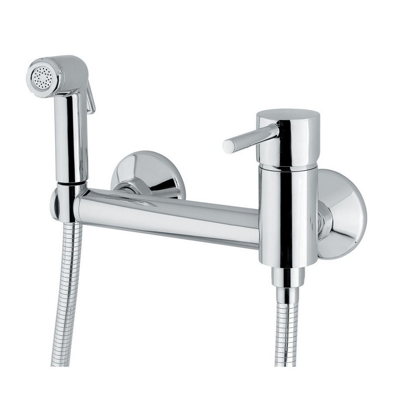Miscelatore monocomando serie EASY a parete con doccetta Miscelatore monocomando serie EASY a parete con doccetta