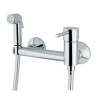 EASY wall-mounted single-lever mixer with hand shower