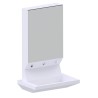 4ALL EASY series multifunctional wall mounted washbasin, made of Solid Surface, integrated with electronic tap, soap dispenser a