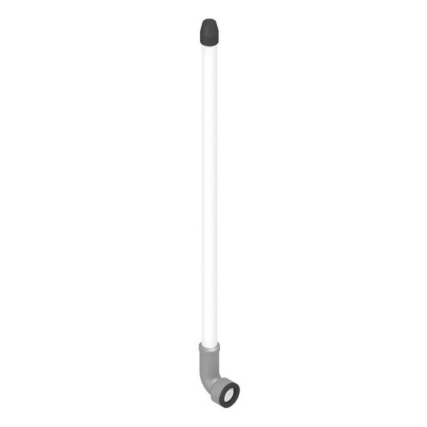 Tubo di scarico da incasso Idral 08065TBK per flussometro